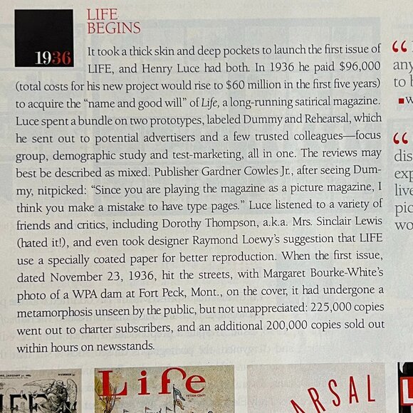 LIFE 60th Anniversary Edition October 1996 Magazine Collectible - Picture 5 of 8